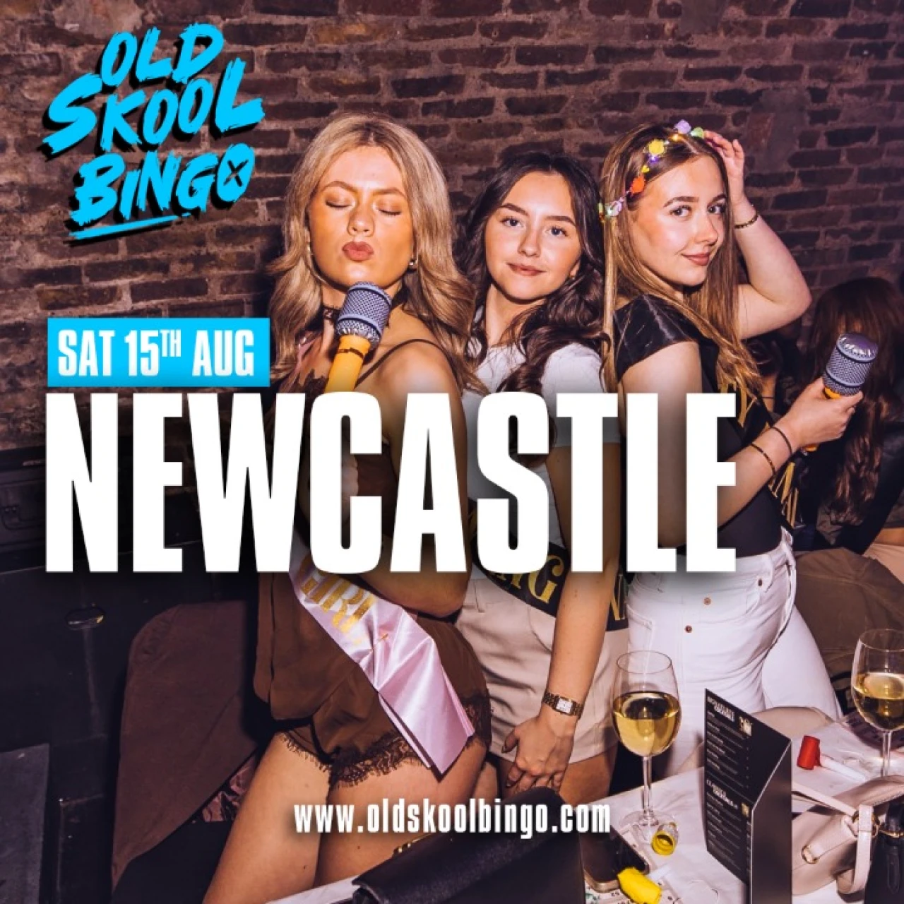 Old Skool Bingo Sat 15th August Newcastle
