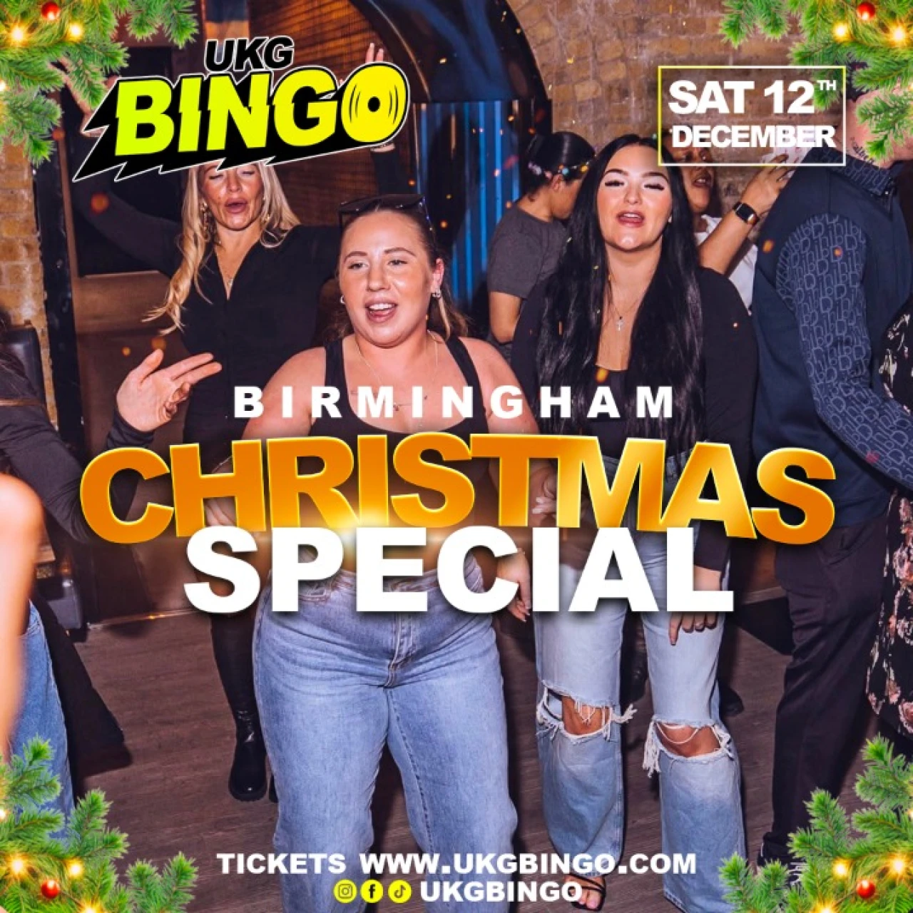 UKG Bingo Sat  12th December Birmingham