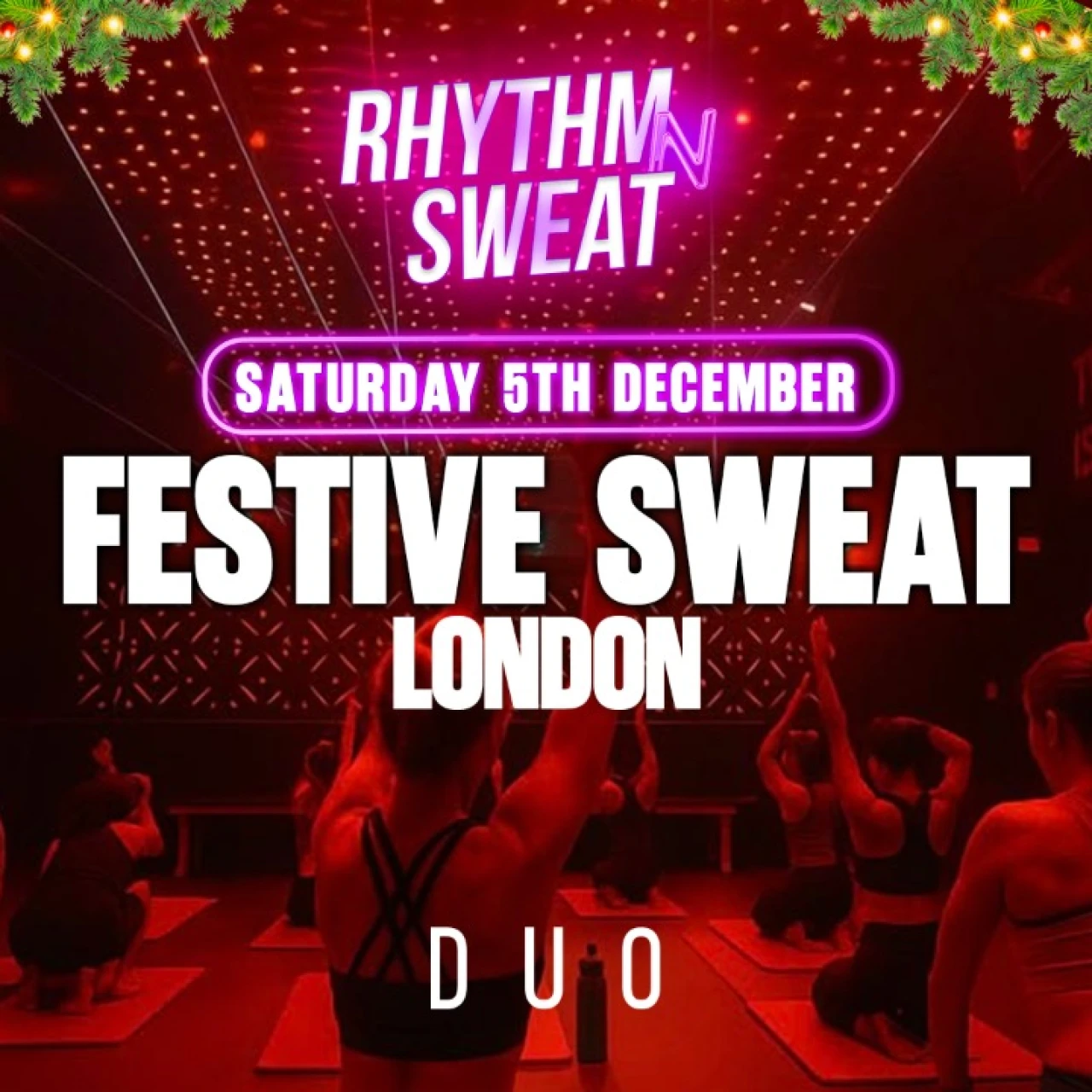 Rhythm N Sweat newest social wellness experience Sat 5th December
