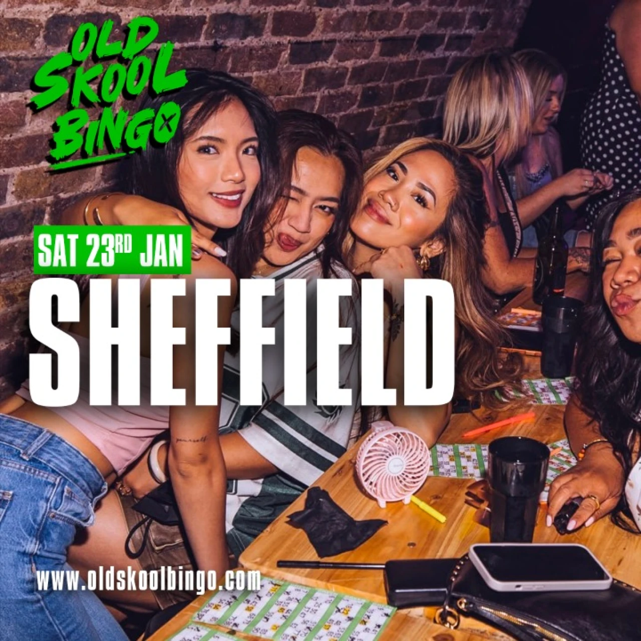 Old Skool Bingo Sat 23rd January  Sheffield
