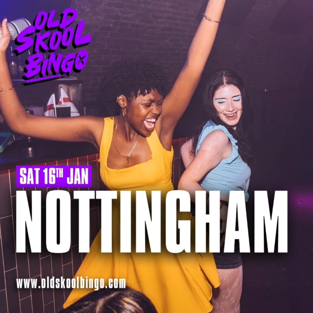 Old Skool Bingo Sat 16th January Nottingham