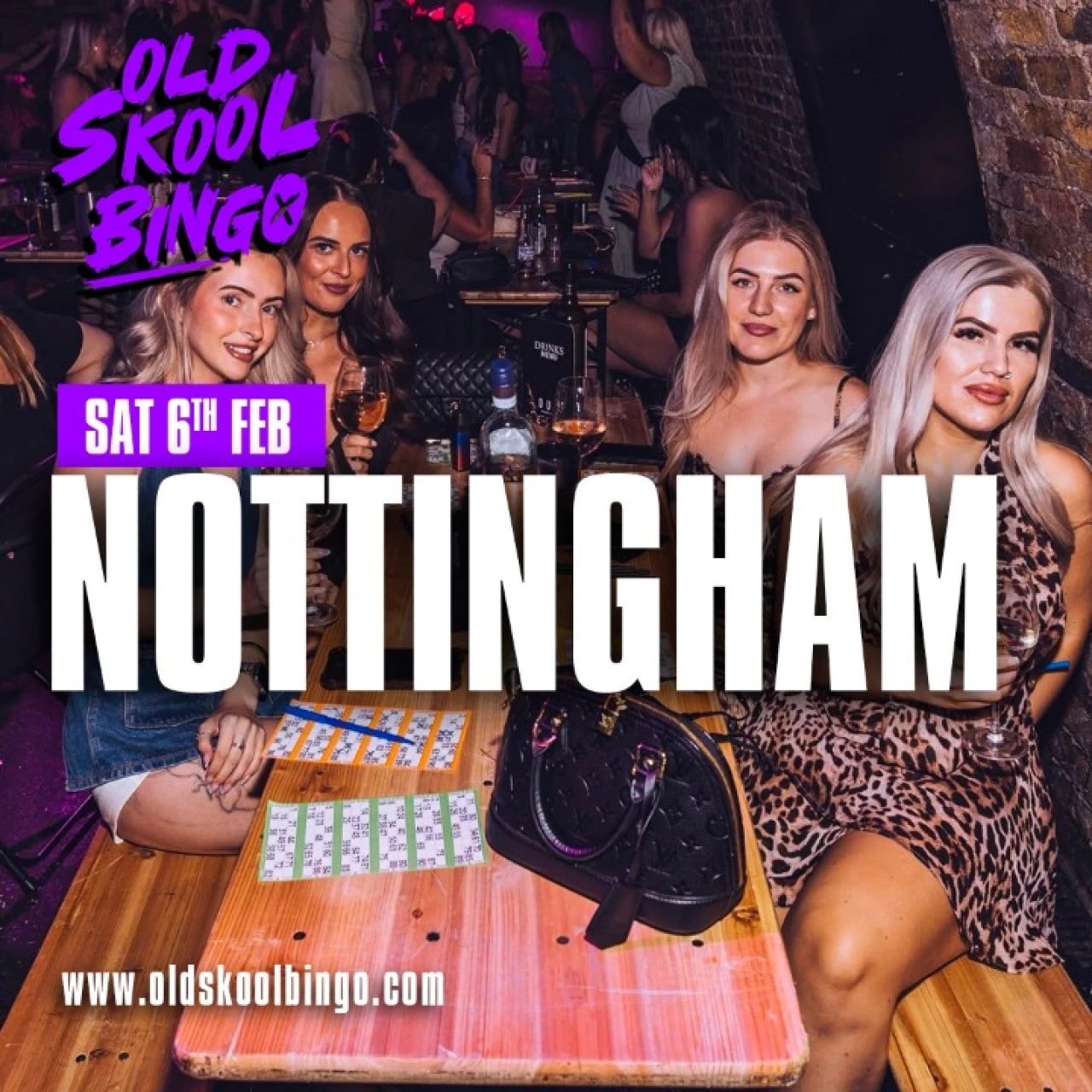 Old Skool Bingo Sat 6th February Nottingham