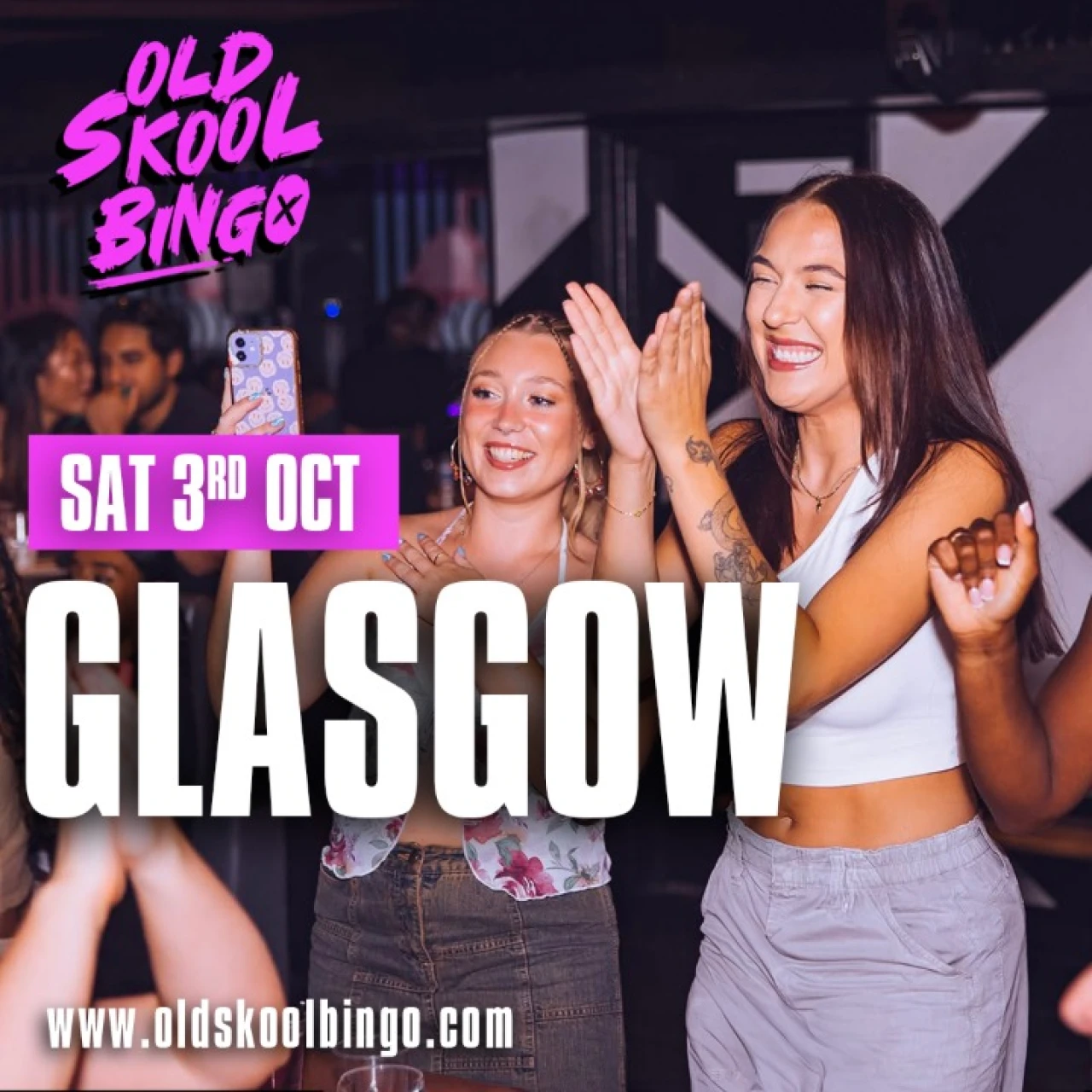 Old Skool Bingo Sat 3rd Oct Glasgow