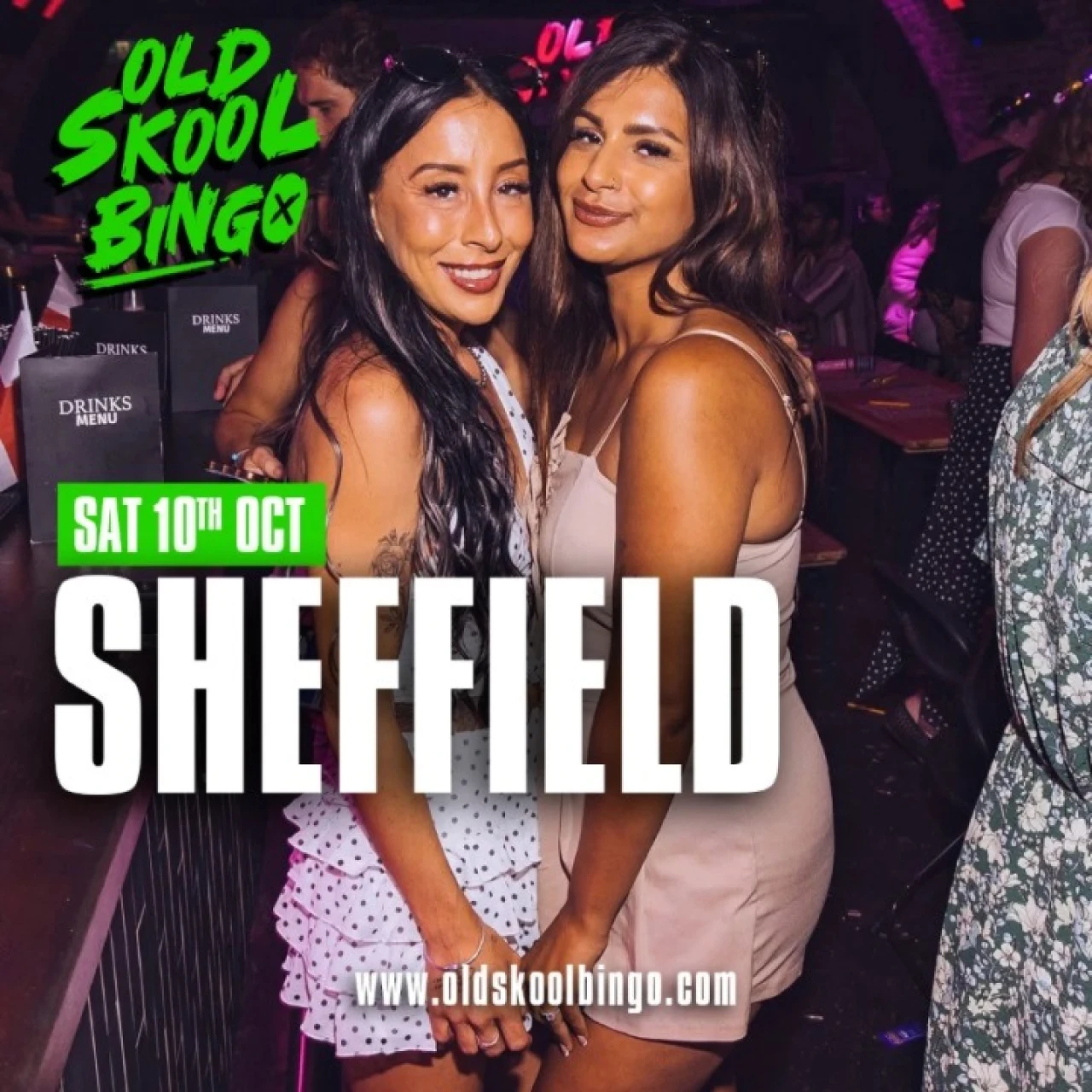 Old Skool Bingo Sat 10th October Sheffield