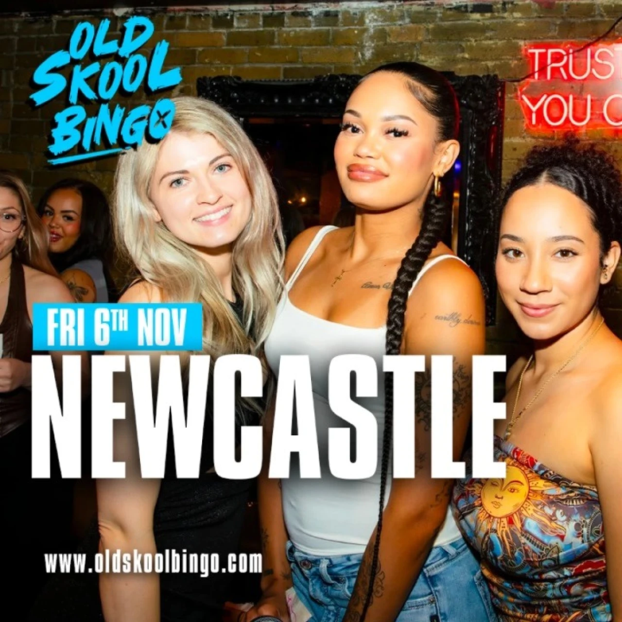 Old Skool Bingo Friday  6th  Newcastle
