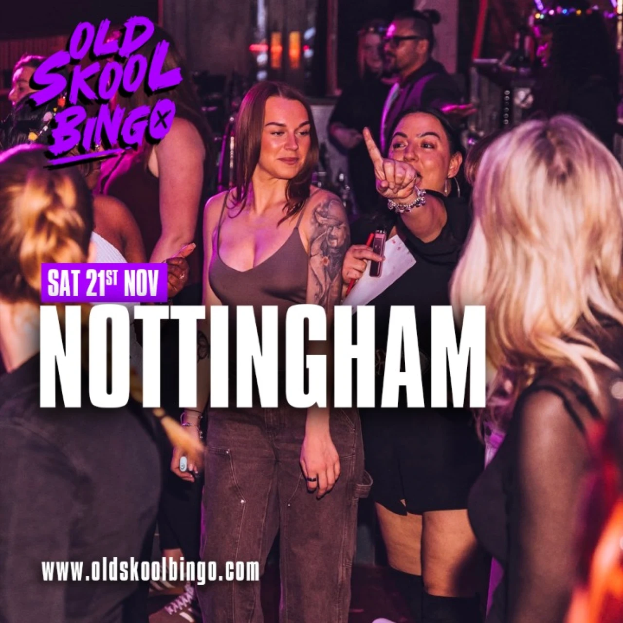Old Skool Bingo Sat 21st November  Nottingham