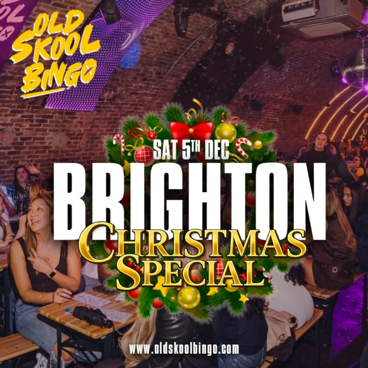 Old Skool Bingo Sat 5th December Brighton