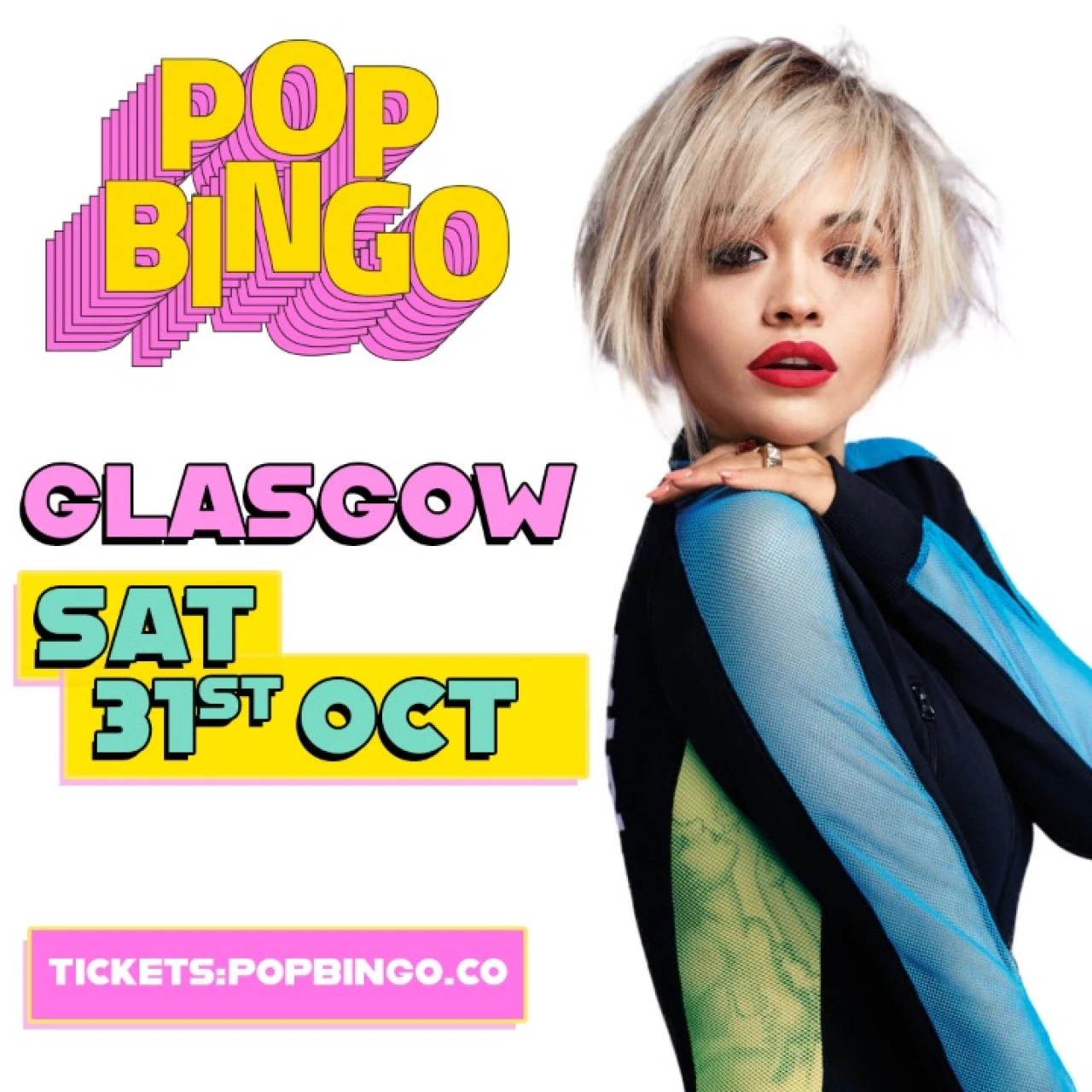 Pop Bingo  Sat 31st Oct Glasgow