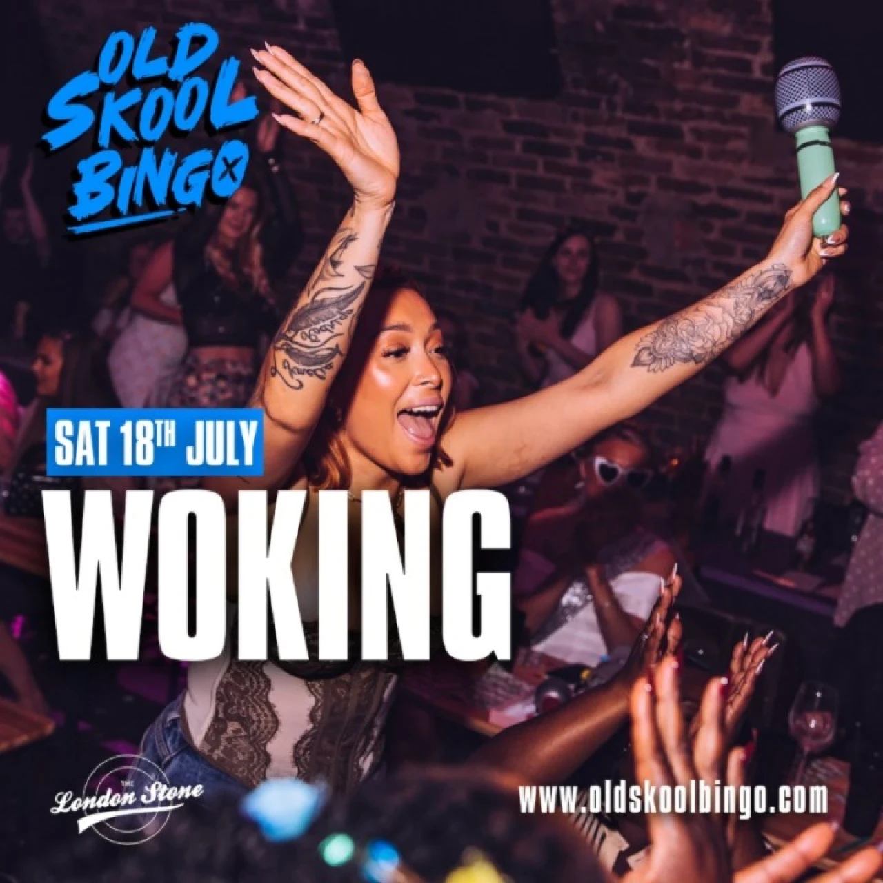 Old Skool Bingo Sat 12th September  Woking