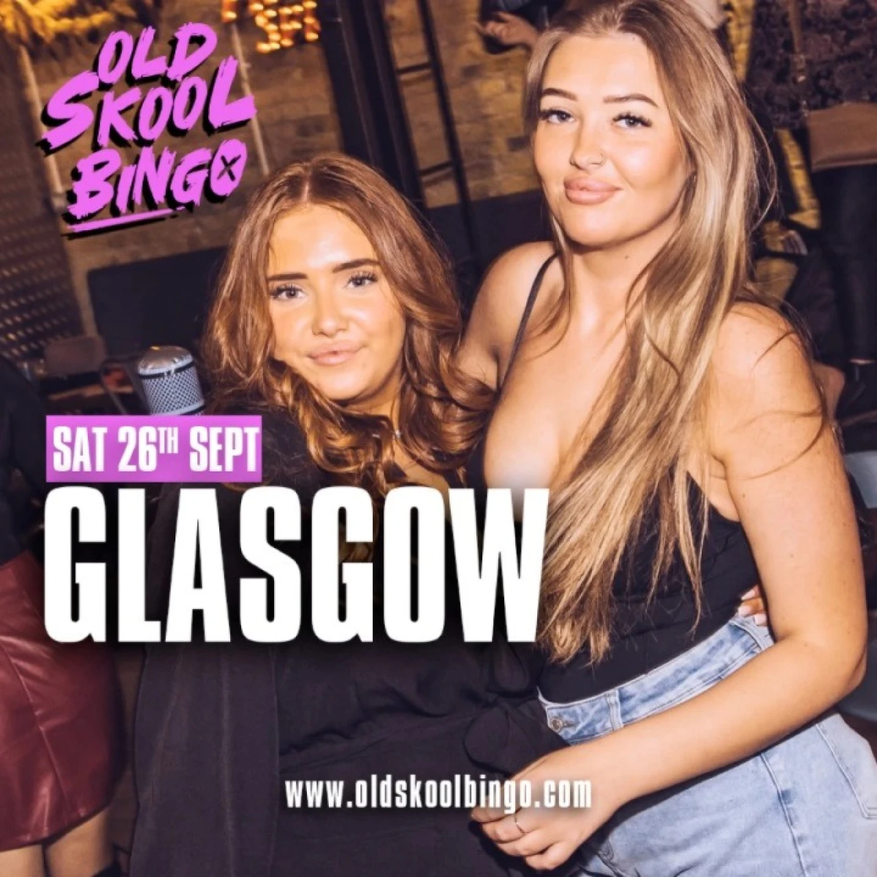 Old Skool Bingo Sat 26th September Glasgow