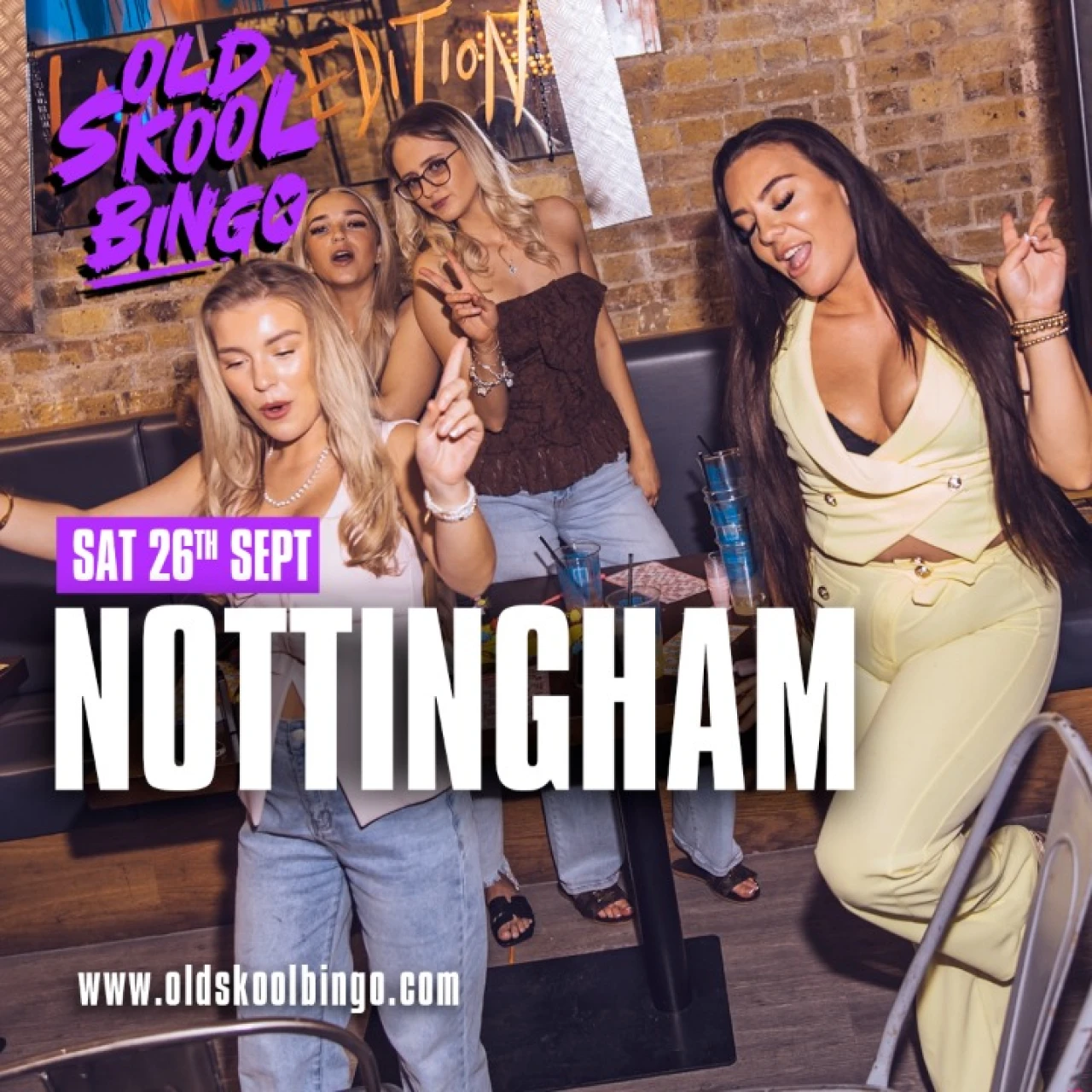 Old Skool Bingo Sat 26th September  Nottingham