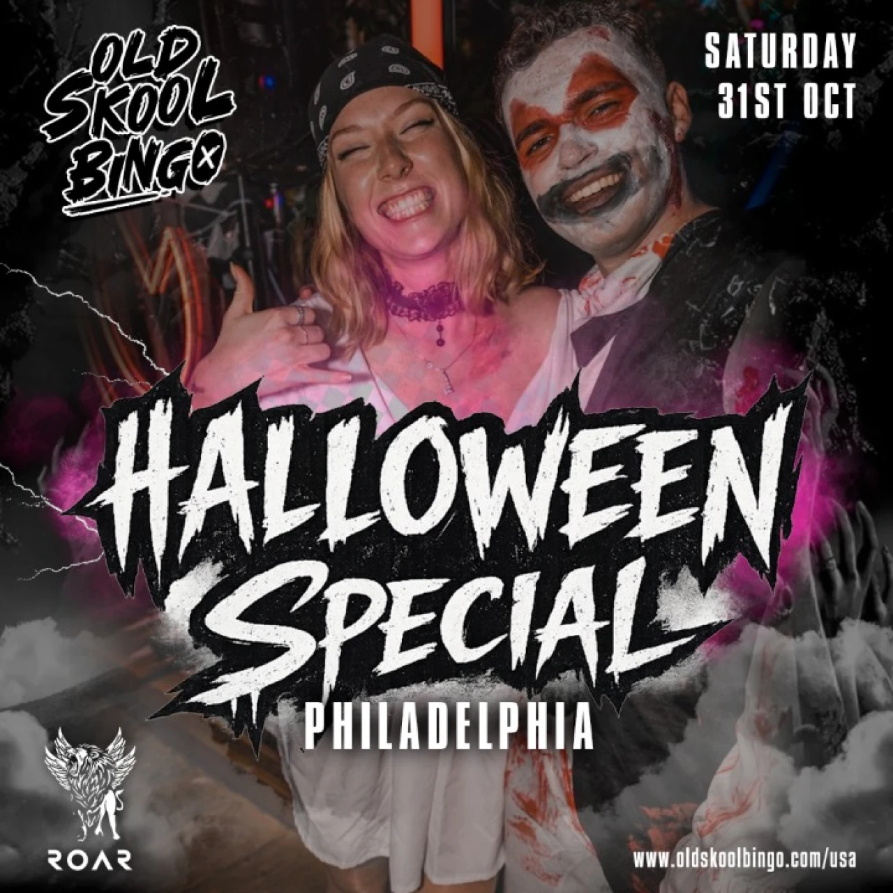 Old Skool Bingo Philadelphia Halloween Special Sat 31st October