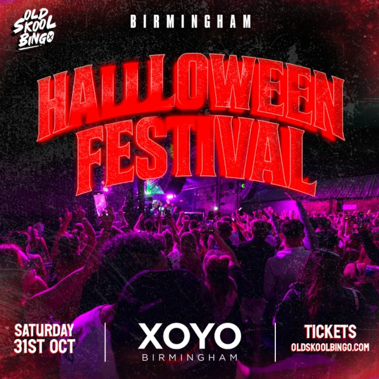 Old Skool Bingo Halloween Special Sat 31st October Birmingham