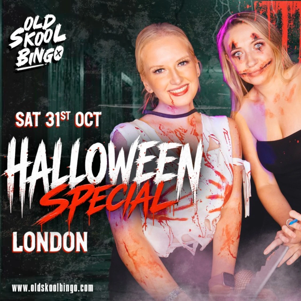 Old Skool Bingo Sat  31st Oct  halloween London