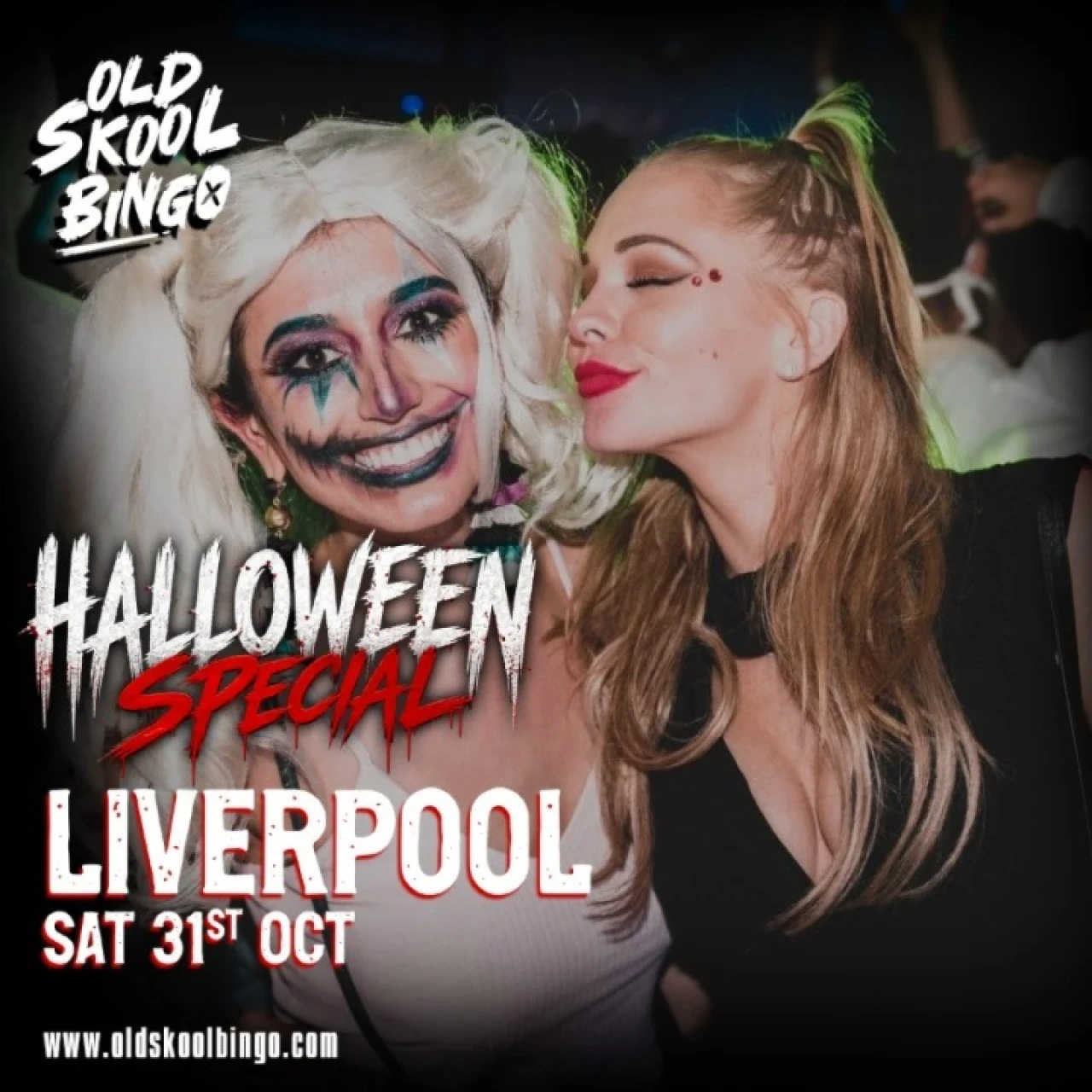 Old Skool Bingo Sat 31st October Halloween Liverpool
