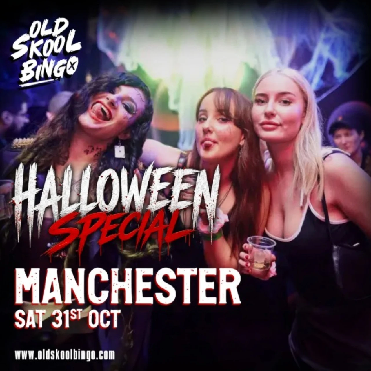 Old Skool Bingo Sat 31st October Halloween Manchester