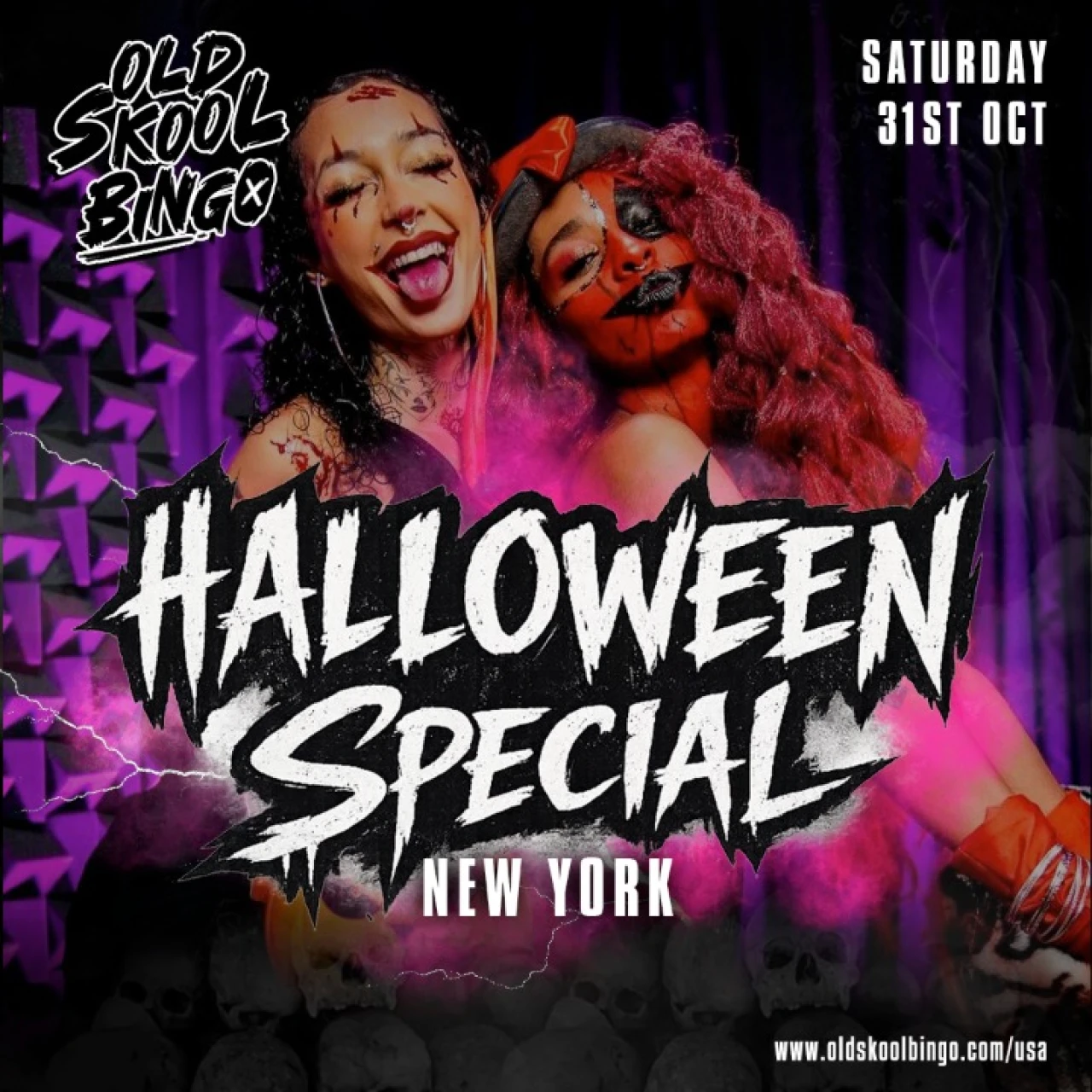 Old Skool Bingo New York Sat 31st October Halloween Special