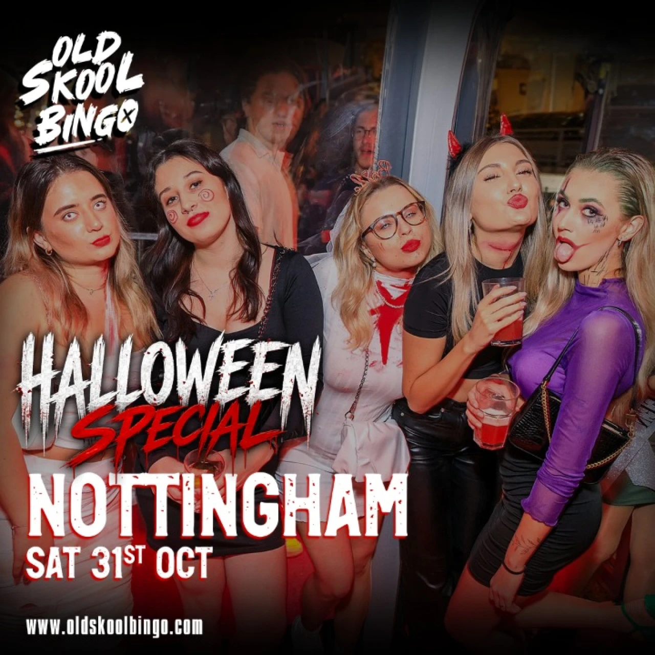 Old Skool Bingo Sat 31st Halloween  Nottingham