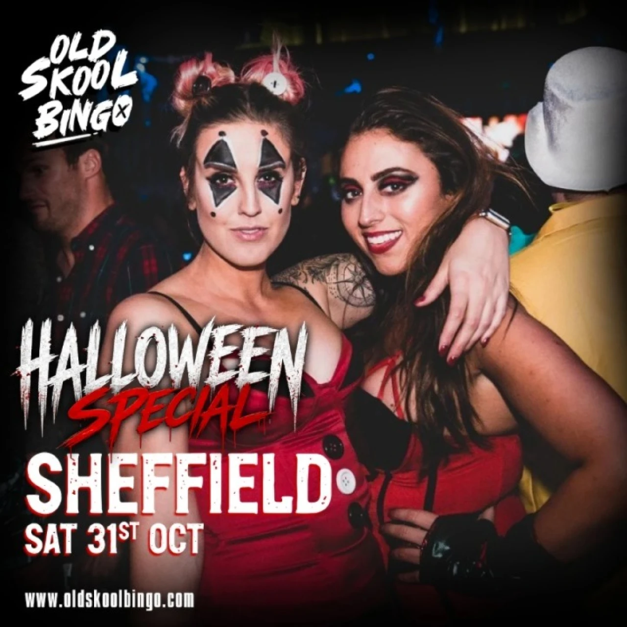 Old Skool Bingo Sat 31st Oct  halloween Sheffield