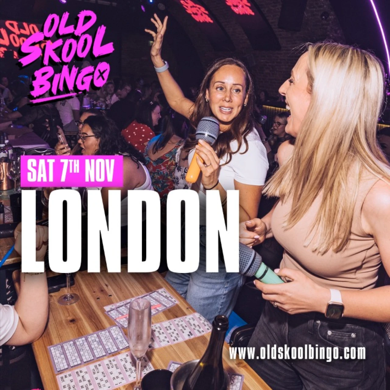 Old Skool Bingo Sat 7th Nov  London