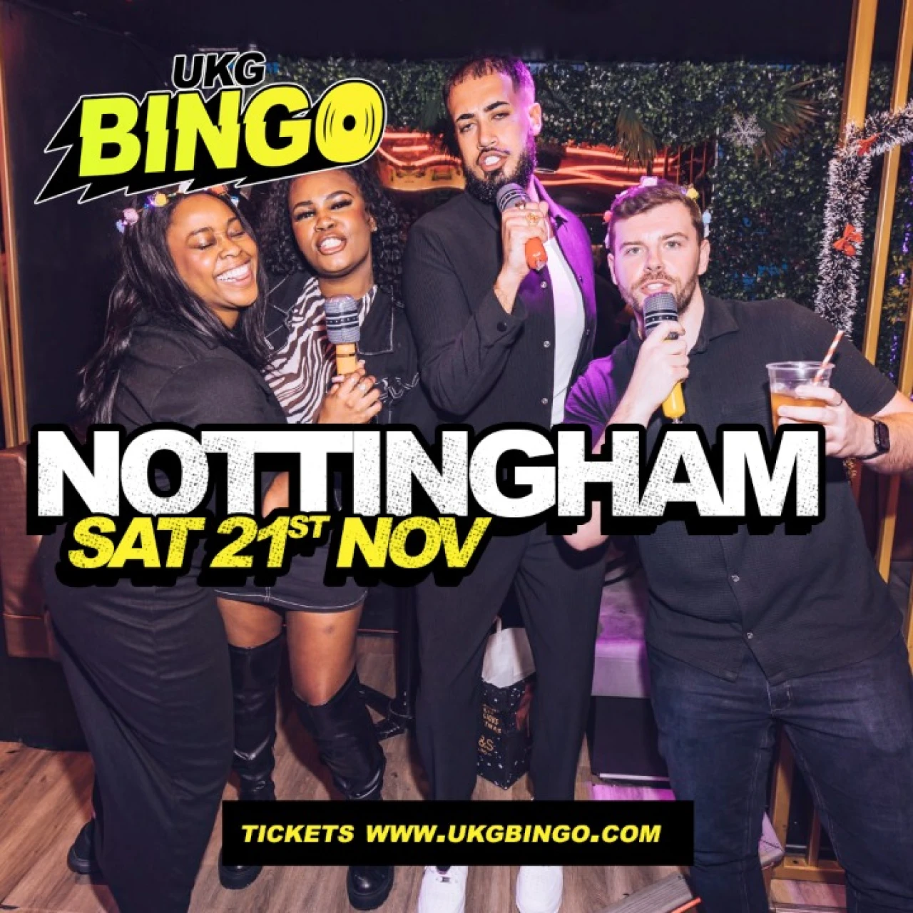 UKG Bingo Sat 21st Nov  Nottingham