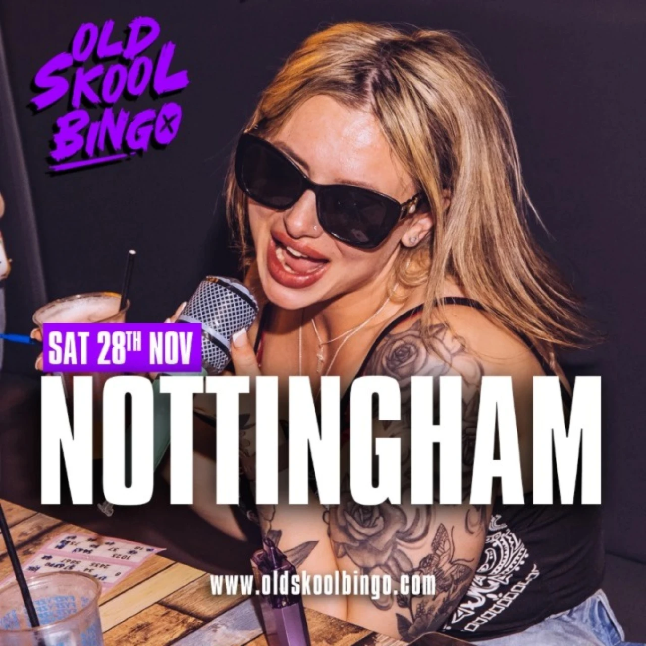 Old Skool Bingo Sat 28th November Nottingham