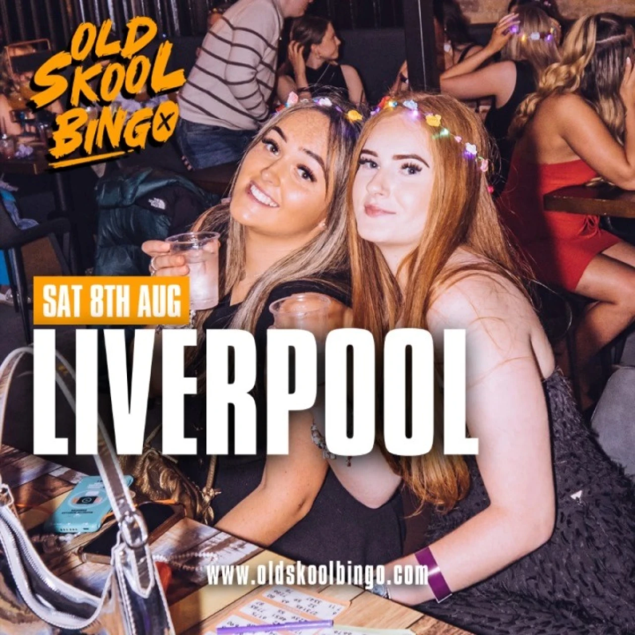 Old Skool Bingo Saturday 8th August Liverpool