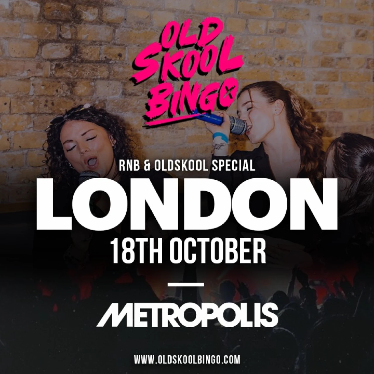 Old Skool Bingo Sat 18th Oct London
